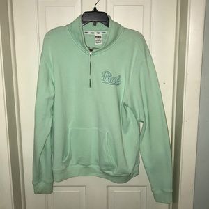 VS PINK 3/4 zip hoodie